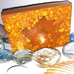 𝅺hand CRAFTED Our new Turmeric &Oatmeal soap bar
